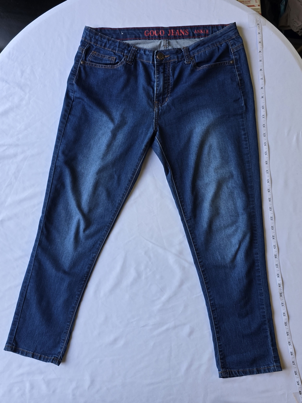 GOGO Women’s Dark Blue Ankle Jeans